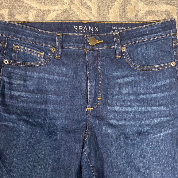 Spanx women’s jeans size 30 slim -c straight leg - Picture 1 of 8